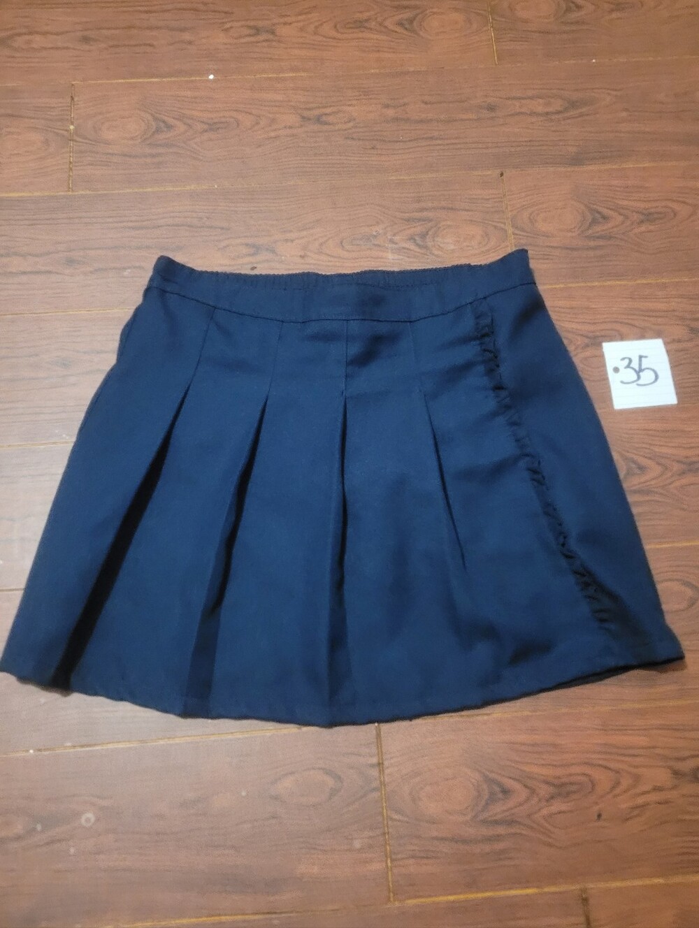 wonder nation Navy Elastic Waist Uniform Skirt Size 16 Plus